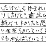 H25.7.9　K.K.　様　(女性)　10代
